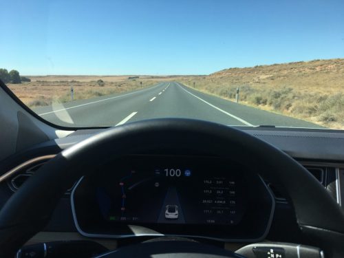 Viaje en Tesla